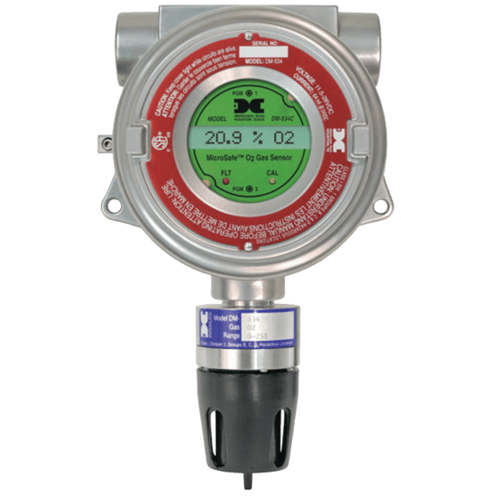 Detcon Oxygen Sensor, DM-534